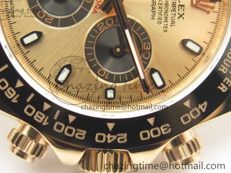 Leather 1:1 Gold Noob Rose Daytona RG Dial Edition SA4130 Best Strap On 116515 0416